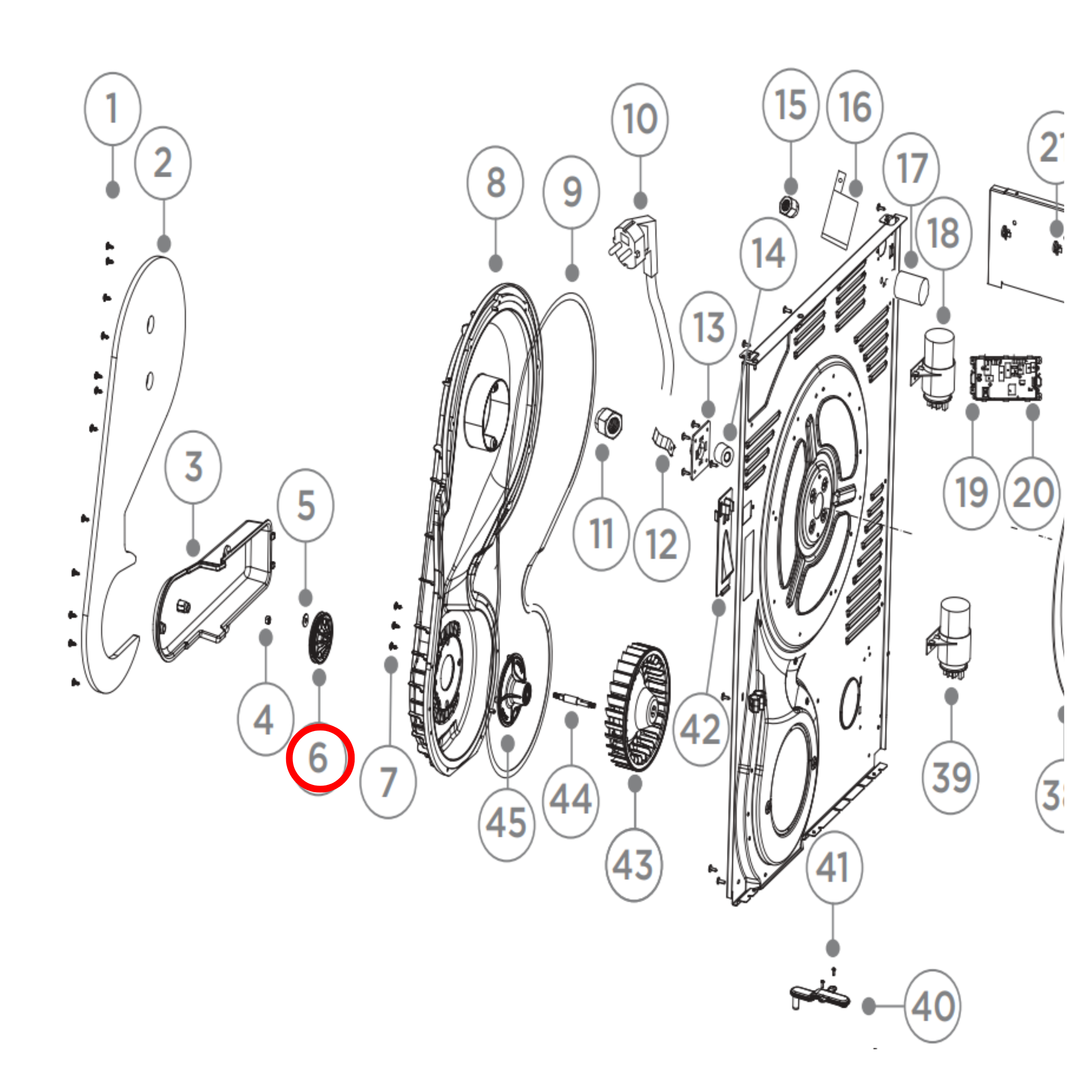 H0180200610A Fisher & Paykel Dryer Pulley - H0180200610