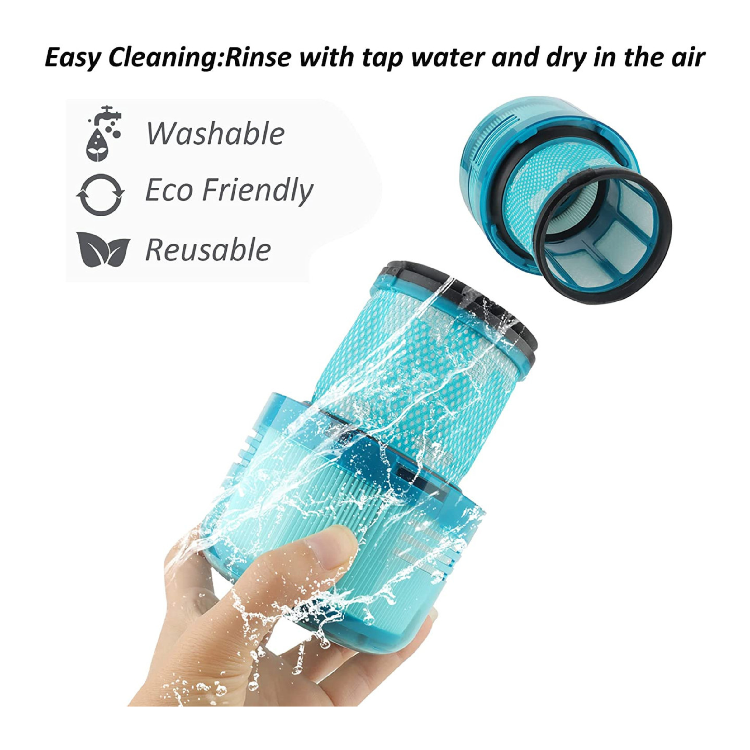 970013-03 Hepa Filter For Dyson V15 Detect Stick Vacuum Cleaners