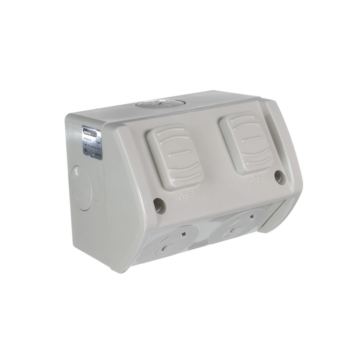 Weatherproof Double GPO 10 Amp to suit NLS
