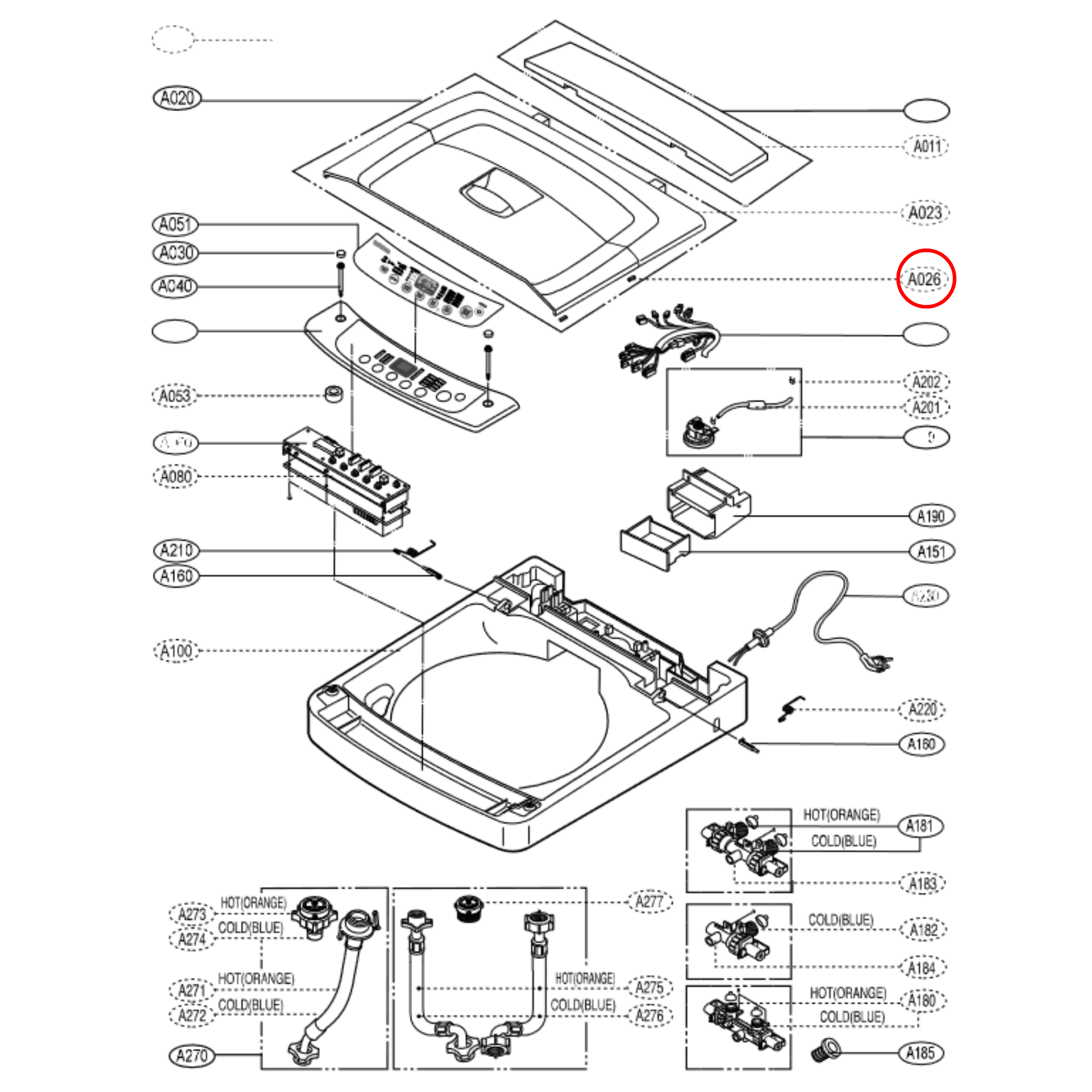 RAB32510201 LG Washing Machine Lid Magnet - 5016EY4002A