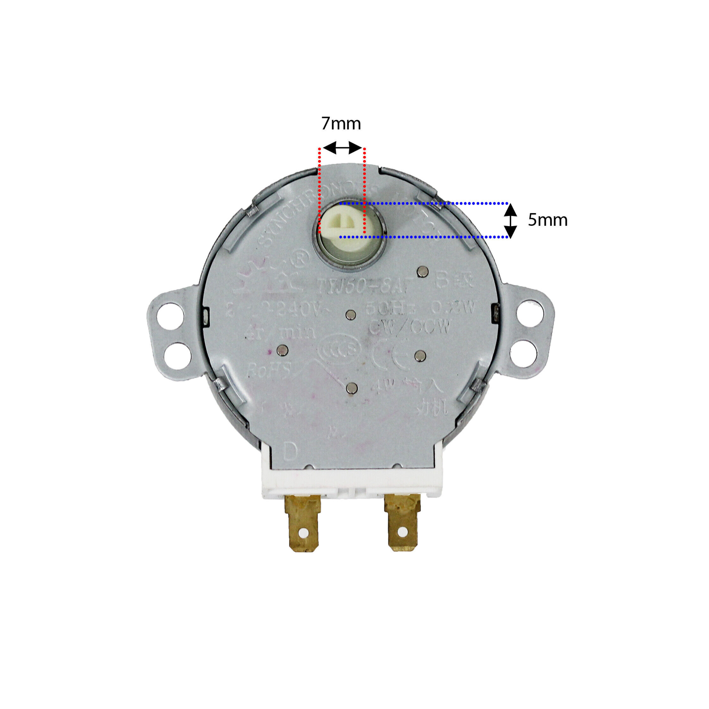 TYJ508A7 Breville Microwave Synchronous Turntable Motor 50Hz 4R Per Min 4W